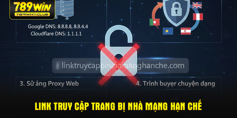 Link truy cập trang bị nhà mạng hạn chế