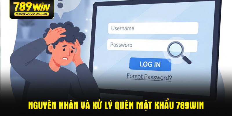 Nguyên nhân và xử lý quên mật khẩu 789WIN