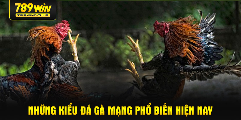 Những kiểu đá gà mạng phổ biến hiện nay