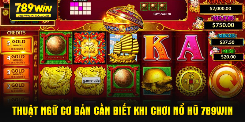 Thuật ngữ cơ bản cần biết khi chơi nổ hũ 789WIN