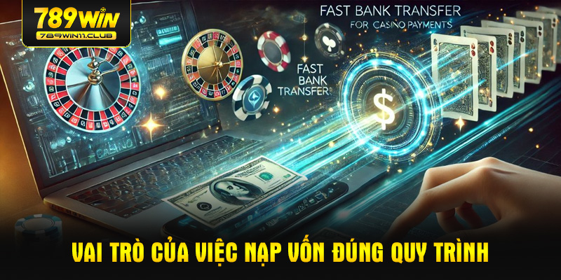Vai trò của việc nạp vốn đúng quy trình
